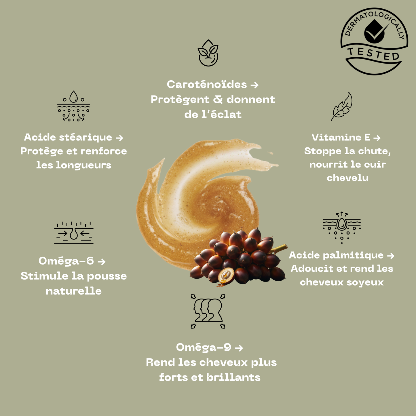 Huile de Batana pure – Pousse rapide et cheveux plus épais en 28 jours